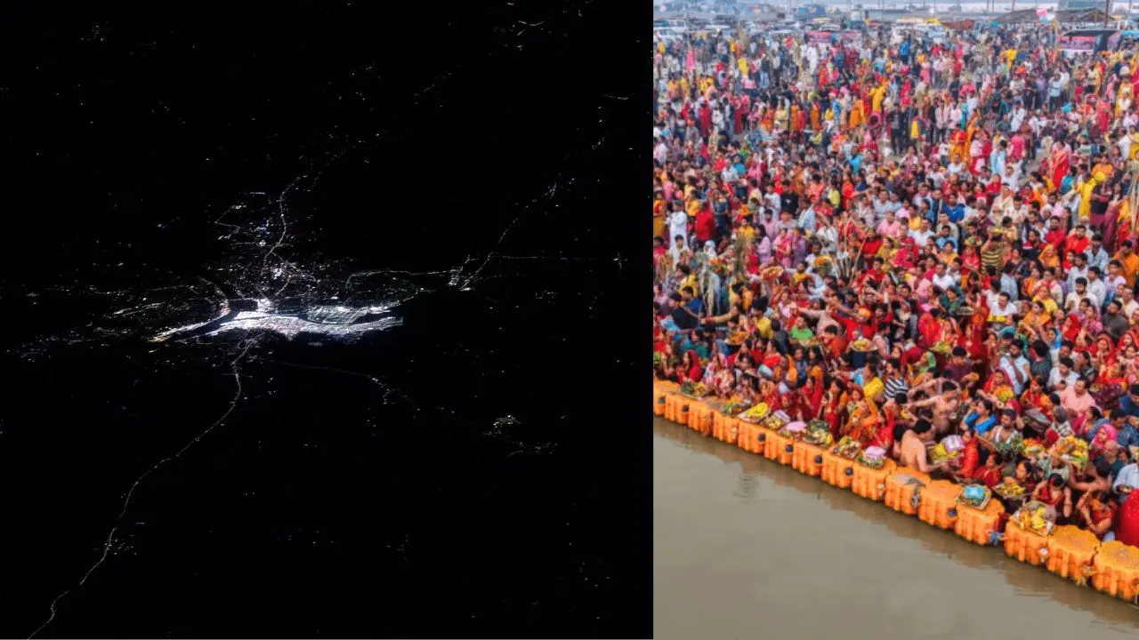 Maha Kumbh Mela 2025: NASA astronaut shares breathtaking PICS of 'well lit' Kumbh from space station