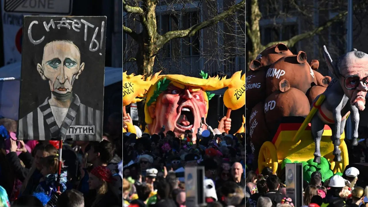 Germany’s Rose Monday carnival: Artist’s provocative floats feature Putin, Trump, other leaders Germany’s Rose Monday carnival: Artist’s provocative floats feature Putin, Trump, other leaders