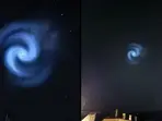 What caused the mysteriously glowing spinning orb in the UK skies?