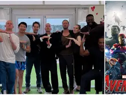 Robert Downey Jr reunites with the Avengers cast for a special Thunderbolts screening