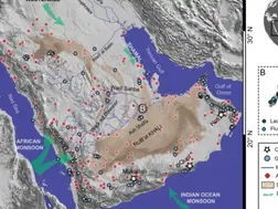 Desert in Arabia once had lakes and rivers, study finds