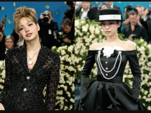 BLACKPINK stars Jennie, Rosé and Lisa spotted at Met Gala