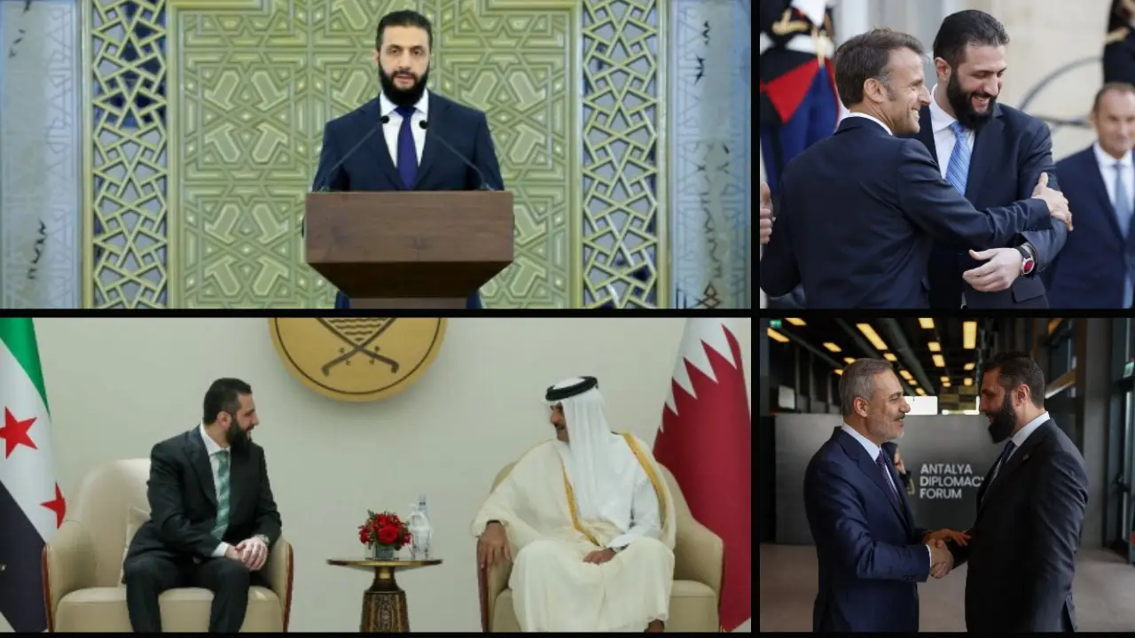 Ahmed al-Sharaa met several world leaders in the past few months