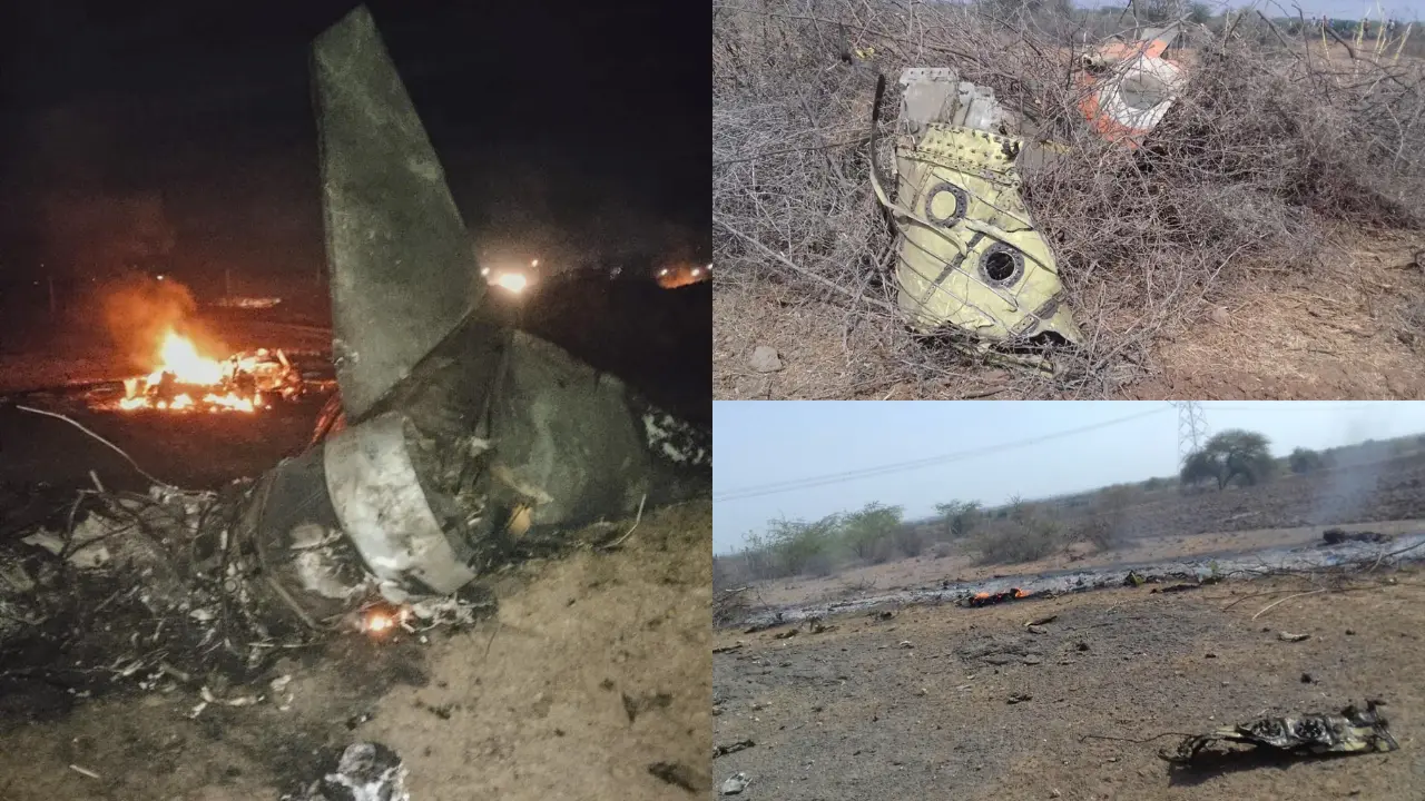 Jaguar fighter jet crashes in Jamnagar due to 'technical malfunction,' IAF probes incident