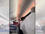 American mocks Indians rushing to fetch bags in moving flights. People say, 'Canada and US too'