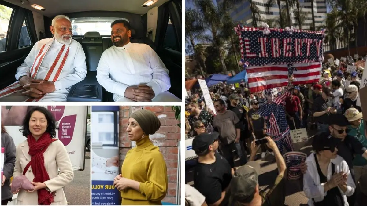 Morning news brief: PM Modi visits sacred city of Anuradhapura; Tens of thousands march in US against Trump 'devastation' and more