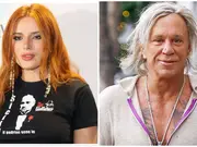 Bella Thorne calls out Mickey Rourke's abusive behaviour on the sets of 'Girl' after his homophobic slur to JoJo Siwa