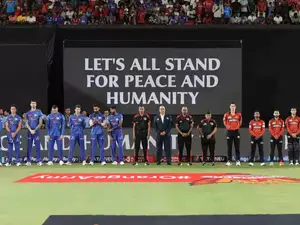 Pahalgam terror attack: Players, officials come together to observe one minute of silence ahead of MI-SRH game