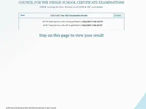 ICSE, ISC results 2025 to be declared tomorrow at 11 am. See all necessary details here