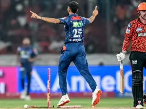 IPL 2025, LGS vs SRH: Delhi-based LSG bowler Prince Yadav clean bowls Travis Head on first ball - WATCH