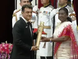 Ajith Kumar, Shekhar Kapur, Nandamuri Balakrishna receive Padma Awards from President Murmu