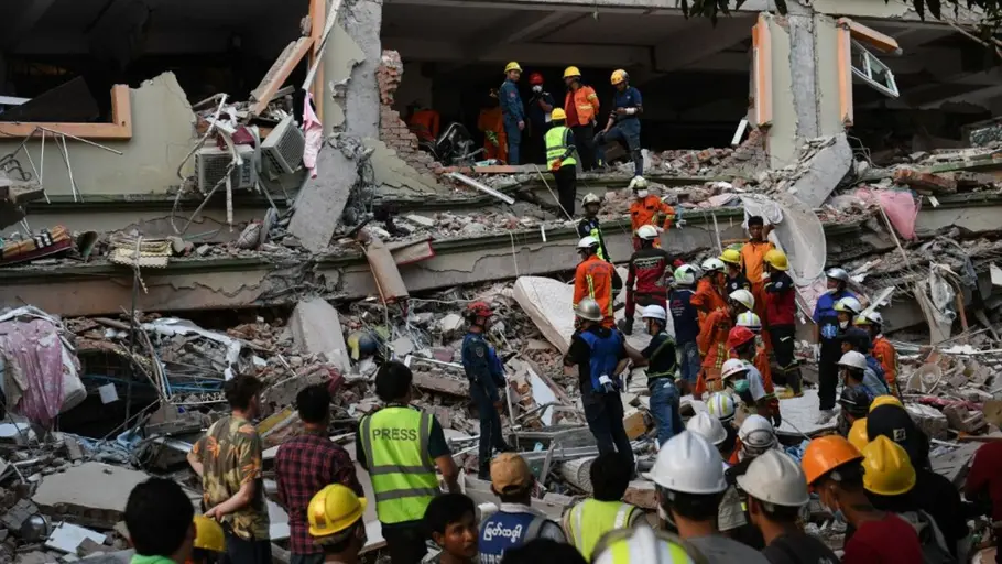 AI-generated clip claims to show aftermath of Myanmar quake. How to spot fake videos?