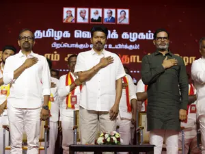 Actor Vijay’s TVK teams up with PK to attack DMK and BJP