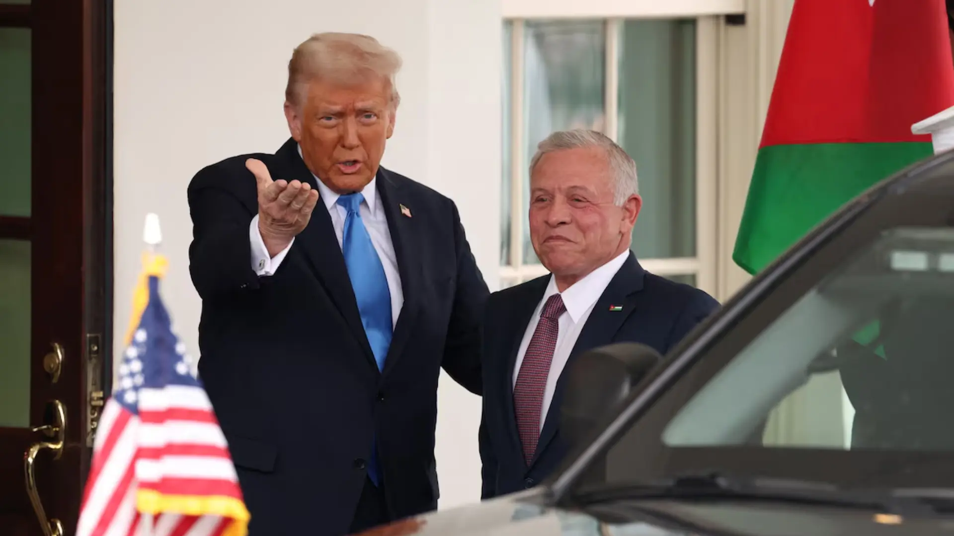 'US will control Gaza, Palestinians will be living beautifully elsewhere,' says Trump as he meets Jordan king