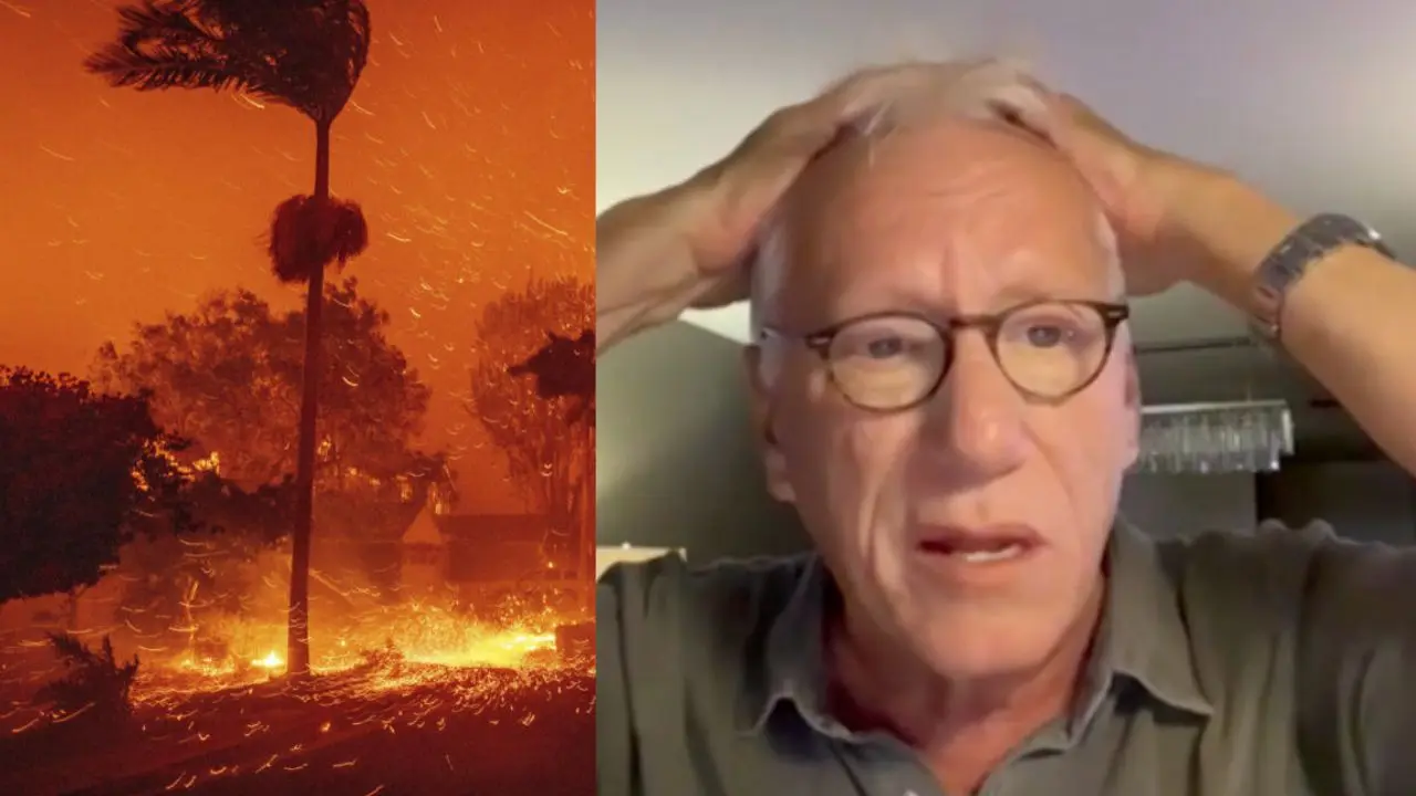 Los Angeles Wildfires: James Woods breaks down in tears on live TV on losing home