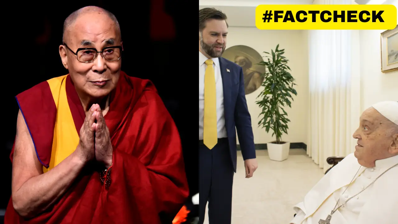 Fact Check: Did Dalai Lama 'cancel' meeting with US VP JD Vance after Pope Francis' death?