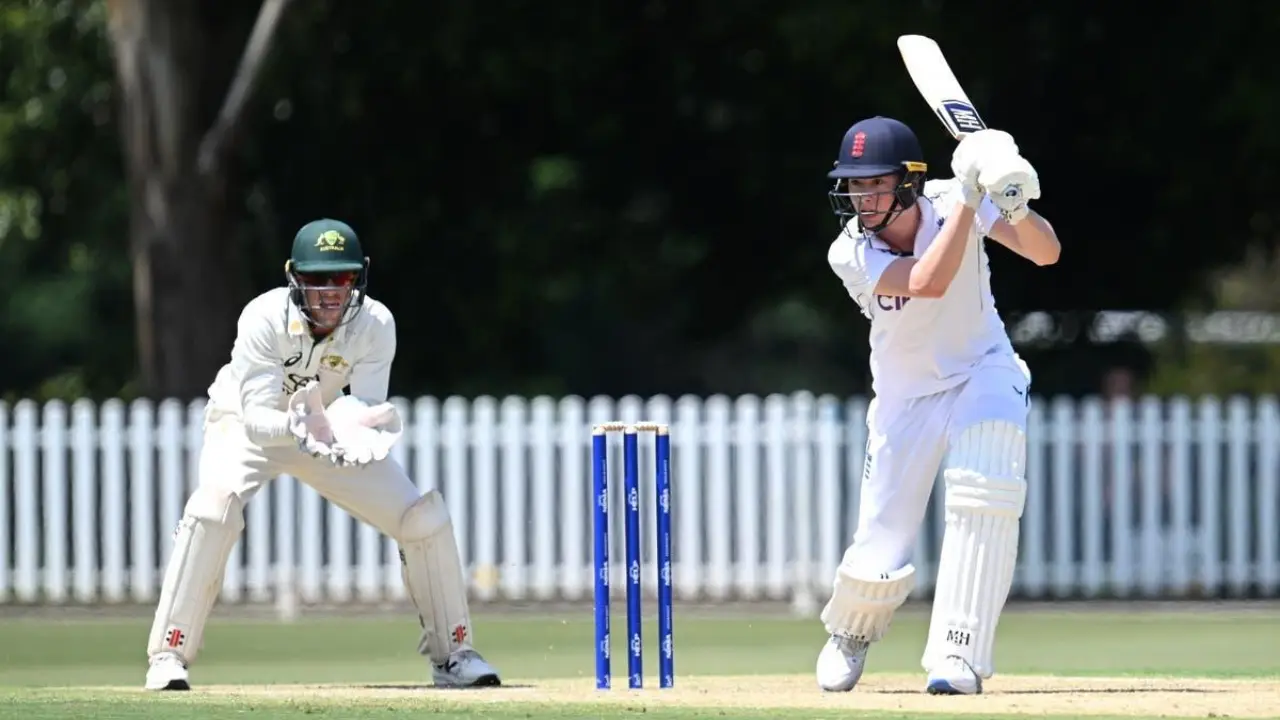 Like father, like son: Andrew Flintoff's child Rocky scores maiden ton for England Lions Like father, like son: Andrew Flintoff's child Rocky scores maiden ton for England Lions