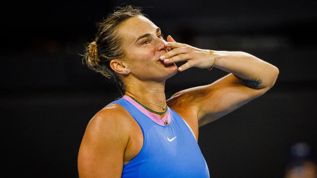 Brisbane International: Aryna Sabalenka sweeps into final, defending champ Dimitrov retires hurt