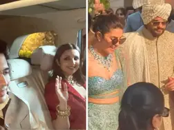 Priyanka Chopra Jonas escorts her brother down the aisle, Parineeti Chopra attends wedding with Raghav Chadha