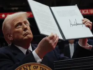 RECORD BREAKING! Trump signed 107 executive orders in two months, nearly triples Biden's count