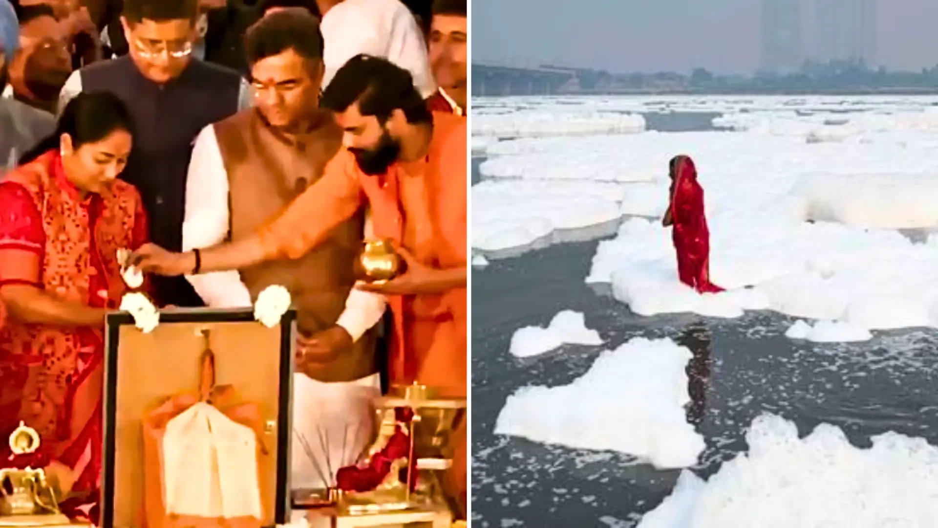 Rekha Gupta’s first action as Delhi CM? Grand ‘Yamuna aarti’ with BJP ministers | Watch