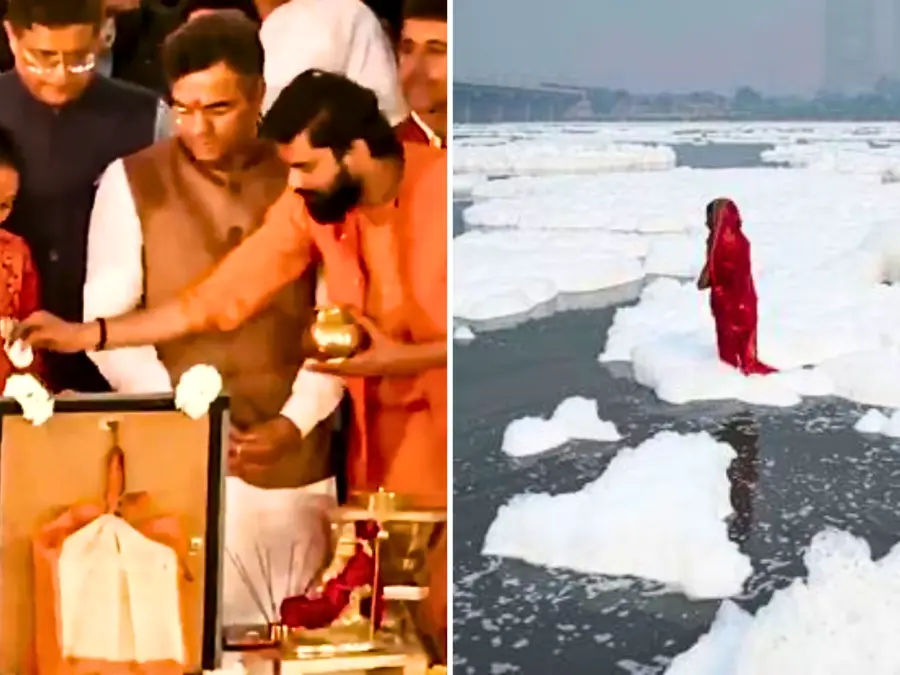 Rekha Gupta’s first action as Delhi CM? Grand ‘Yamuna aarti’ with BJP ministers | Watch