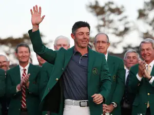 Golf: Rory McIlroy completes career Grand Slam with tearful Masters win