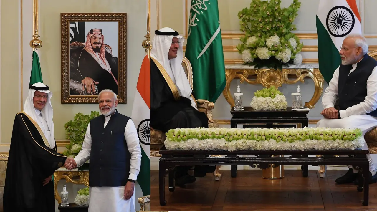 PM Narendra Modi in Saudi Arabia in 2019