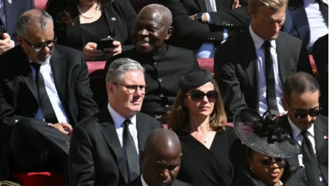 UK PM Keir Starmer attended Pope's funeral