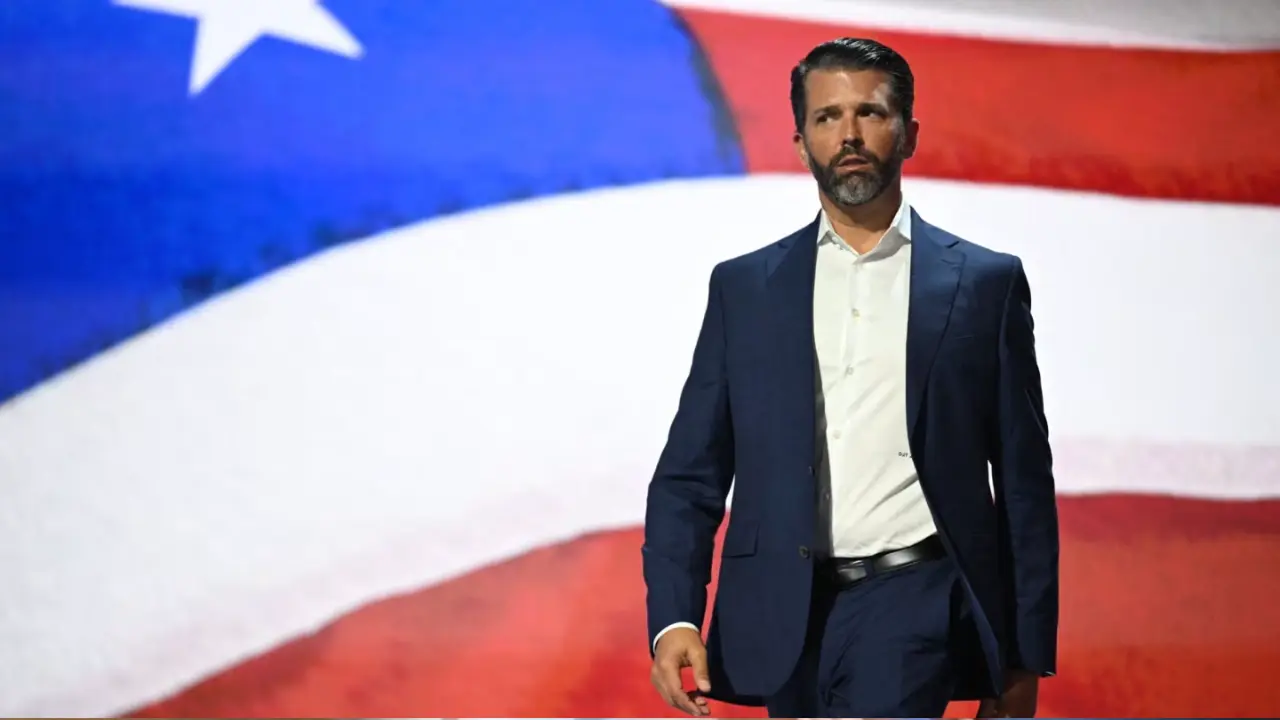 Did Donald Trump Jr lure homeless people with food to appear as MAGA supporters?