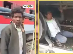 Watch: Indian man travels 250 km hidden under train to save fare