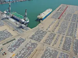 China vehicle export growth to slow in 2025, association data shows