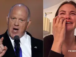 'Go to Congress', says border czar Tom Homan of Selena Gomez's crying video