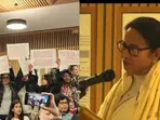 Mamata Banerjee heckled during Oxford University speech, questioned on RG rape-murder case