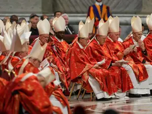 Pope conclave begins: Cardinals gather for final mass before selecting Pope Francis' successor