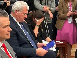 Ukrainian Ambassador lowers her head as Zelensky and JD Vance wrangle | Watch