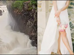 'Trash the dress' trend killed a new bride at a Canada waterfall in 2012. Her story is going viral again