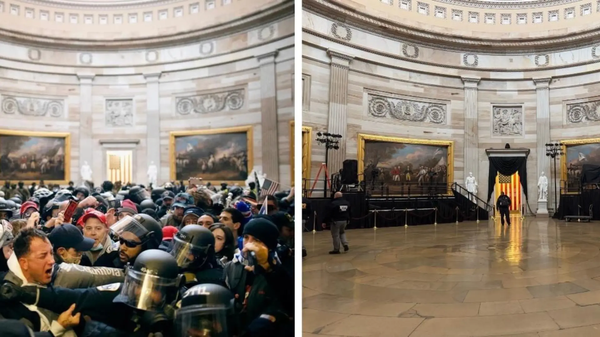 January 6, four years apart: Capitol goes from chaos to calm as Congress certifies Trump win | Photos