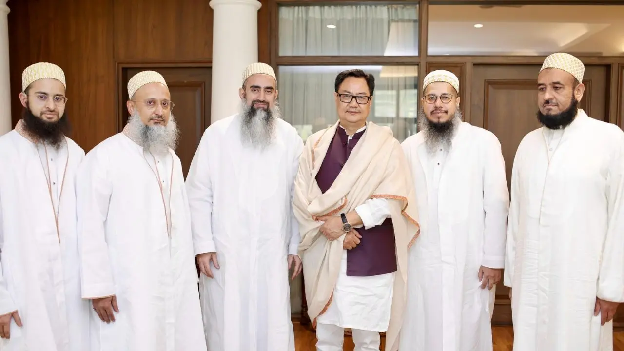 Dawoodi Bohra delegation was accompanied by Minority Affairs Minister Kiren Rijiju 