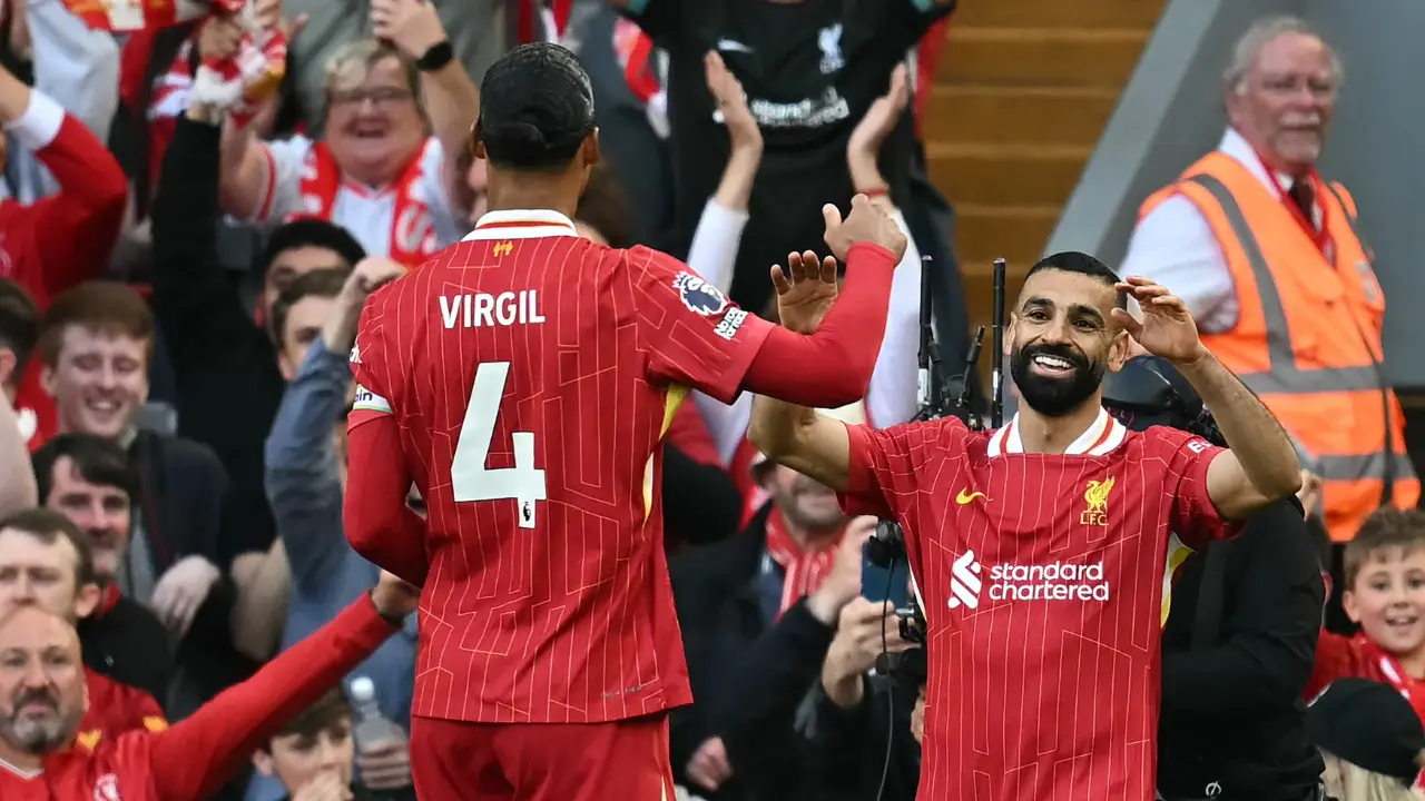 Liverpool clinch record-equaling 20th league title at Anfield with emphatic win over Tottenham