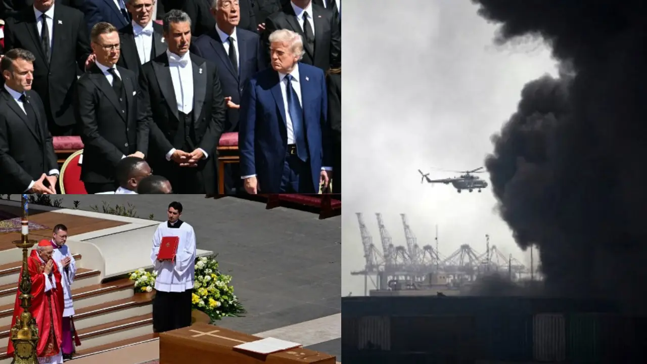 Top 10 world news: Pope Francis laid to rest, TRF claim they're not involved in Pahalgam terror attack, and more