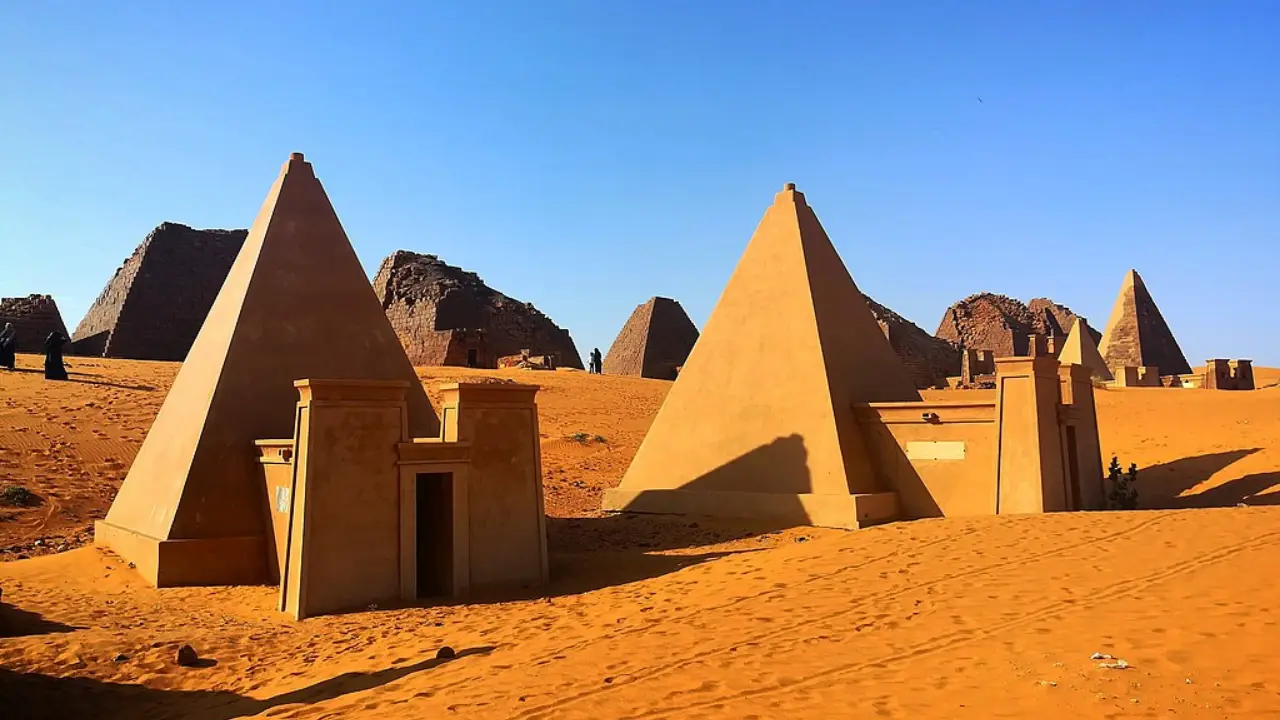 Pyramids of Sudan were built by Egyptians, but are vastly different from the ones in Giza