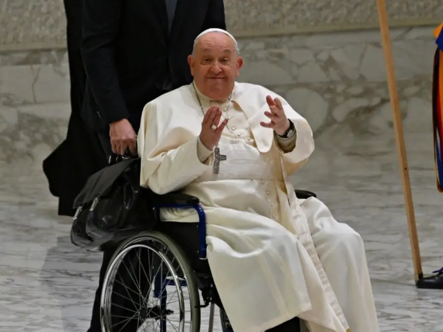 Pope Francis releases audio message thanking supporters from hospital as he battles pneumonia