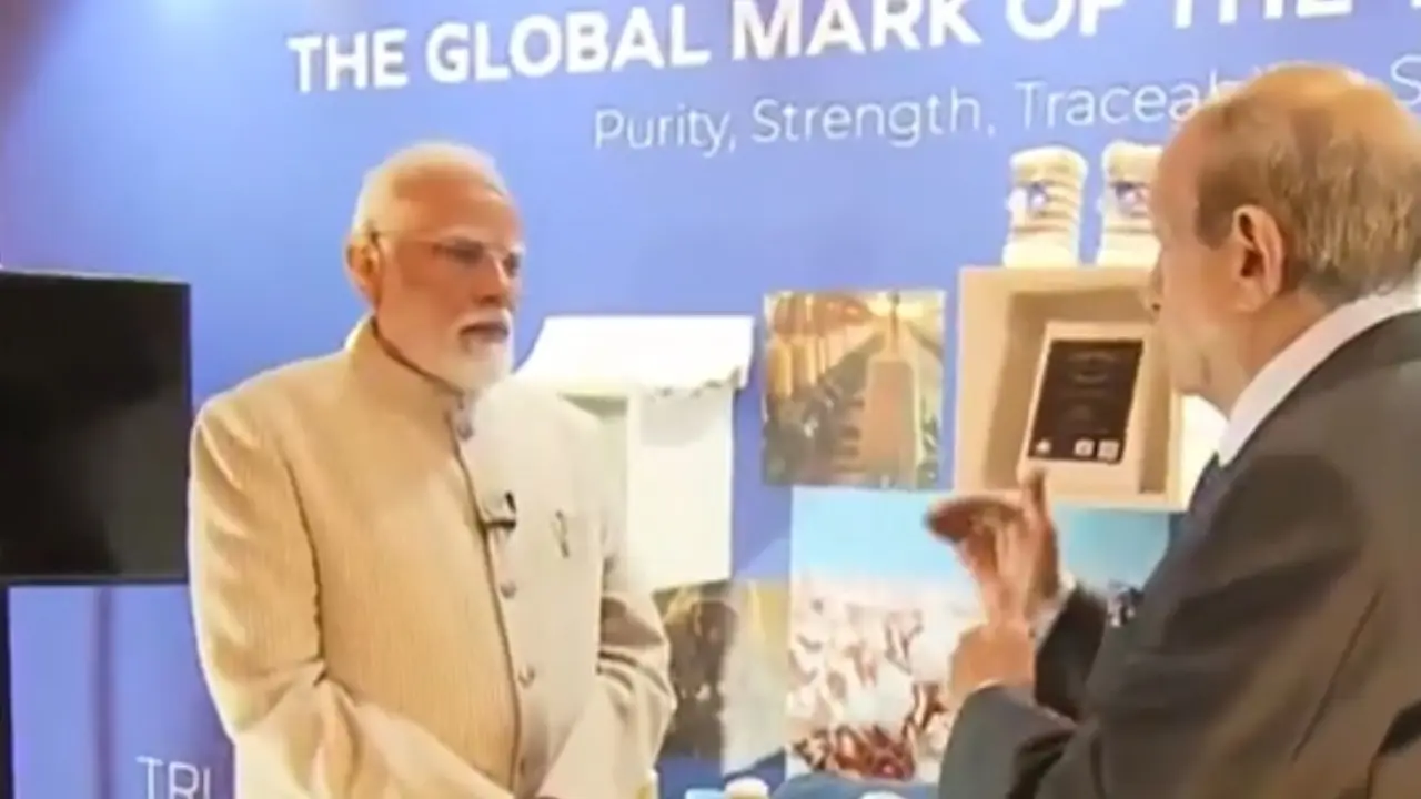 PM Modi visits Bharat Tex 2025, interacts with exhibitors at mega textile event