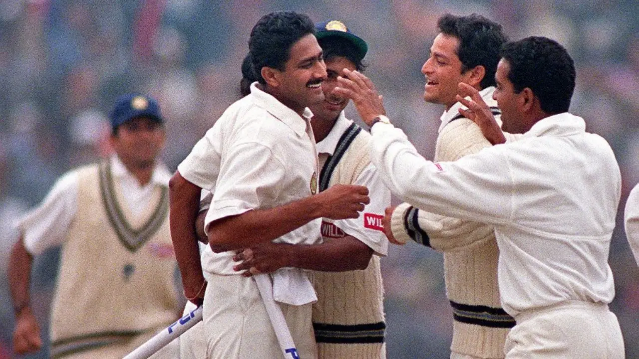#OTD in 1999 - Anil Kumble floored Pakistan with historic 10/74 in Delhi - Watch #OTD in 1999 - Anil Kumble floored Pakistan with historic 10/74 in Delhi - Watch