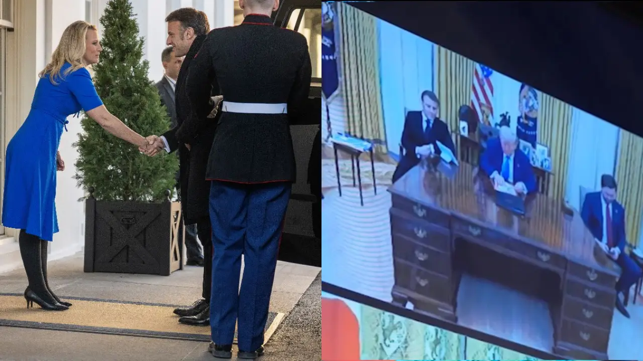 Watch | Trump 'humiliates' Macron: Snubs, tense handshakes and more from White House meet Watch | Trump 'humiliates' Macron: Snubs, tense handshakes and more from White House meet