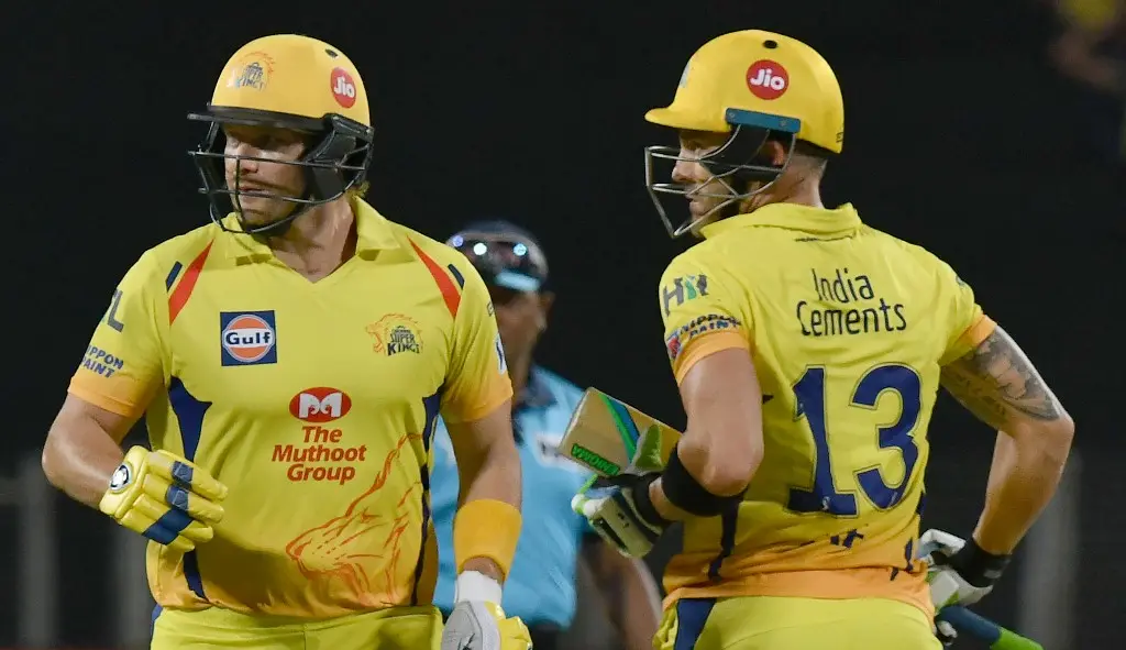6. Shane Watson and Faf du Plessis (CSK, 2020)