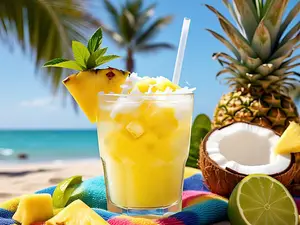 How To Make Non-Alcoholic Pina Colada in 2 Steps