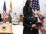Watch | PM Modi and US intelligence chief Tulsi Gabbard exchange sacred gifts