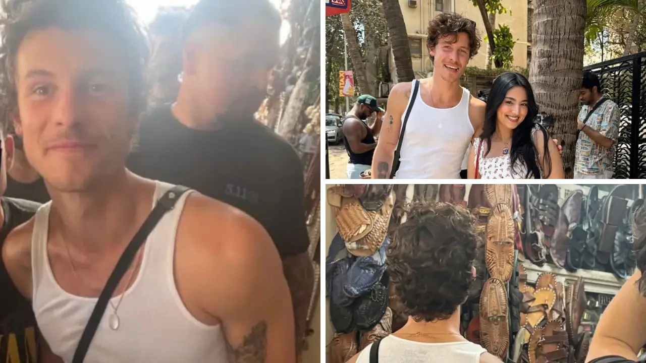 Shawn Mendes spotted street shopping in Mumbai ahead of his debut performance in India